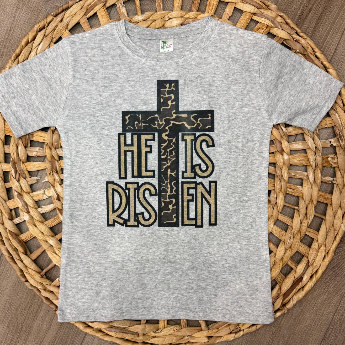 He Is Risen (Camo Cross Sublimation)