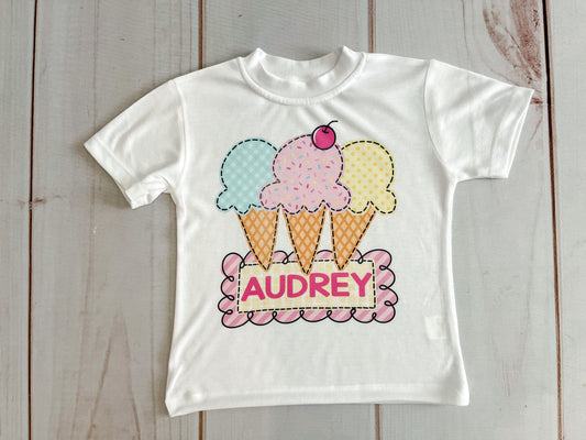 Ice Cream (Girl) Tshirt